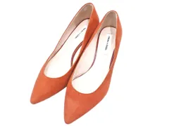 Odette e Odile オデットエオディール ユナイテッドアローズ スウェード調 パンプス size22/茶 ◇■ レディース