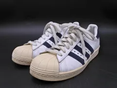 adidas originals アディダスオリジナルス SUPERSTAR スーパースター 80S AC BB5896 ローカット スニーカー size23.5/白ｘ紺 ■■ レディース