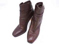 PELLICO ペリーコ レザー ショート ブーツ size37.5（24.5cm）/茶 ◇■◎レディース