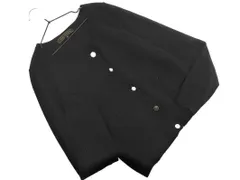 MERCURYDUO マーキュリーデュオ ビジューボタン カーディガン sizeF/黒 ◇■ レディース