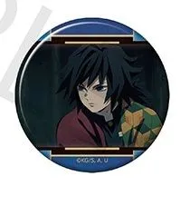 鬼滅の刃 推し隊士バッジコレクション 冨岡 義勇 グッズ 缶バッジ F 鬼滅 グッズ