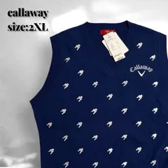 ★タグ付新品未使用★【Callaway】キャロウェイ　Vネックニットベスト