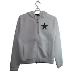 【超美品】Callaway(キャロウェイ) フルジップパーカー 白星柄 レディース S C22217201 ゴルフウェア 2511-0241 中古