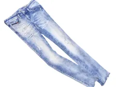 DIESEL ディーゼル Skinzee Low スーパー スリム スキニー ロウ ダメージ加工 デニムパンツ size23/青 ■■ レディース