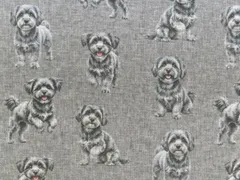 【ゆきちゃん限定】X2492 マルプー シルバー デニムグレー 生地 1m