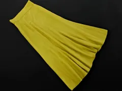 N. エヌ ナチュラルビューティーベーシック Aライン ロング スカート sizeM/黄 ■■ レディース