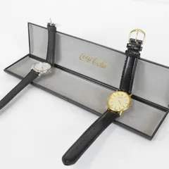動作未確認『ジャンク』コカ・コーラ Coca Cola シチズン 2点まとめ 腕時計 不動 メタル/レザー クォーツ ケース付き ユニセックス