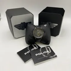 POLICE ポリス　腕時計　アナログ　デュアルダイヤル　レザーバンド　メンズ　（ME79-2980）のサムネイル