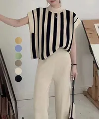 サマーニットセットアップ 春夏秋服のサムネイル