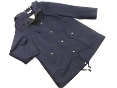 KUMIKYOKU 組曲 ボア ライナー付き フーディ コート size2/紺 ◇■ レディース