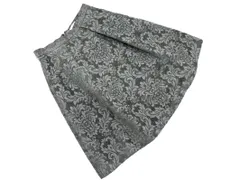 NATURAL BEAUTY ナチュラルビューティー ウール混 総柄 スカート size38/グレー ◇■ レディース