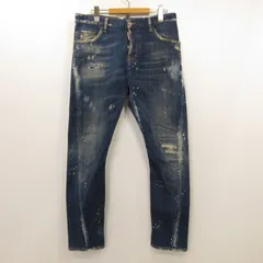【姫路東店】 中古 DSQUARED2 | ディースクエアード デニムパンツ Sexy Twist Jean S74LB0085 ネイビー サイズ：46 【108】