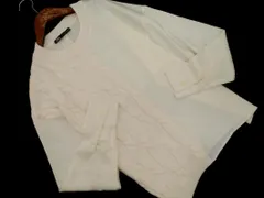 ZARA ザラ シャツ ニット 切替 カットソー sizeS/アイボリー ◇■ レディース