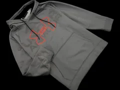UNDER ARMOUR アンダーアーマー 裏ボア プリント プルオーバー パーカー sizeXXL/グレー ◇■ メンズ