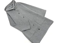 SM2 サマンサモスモス ウール混 フード コート sizeM/グレー ◇■ レディース