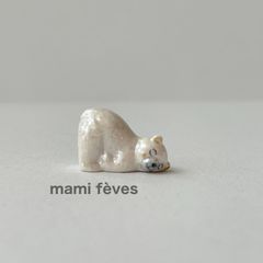 フェーヴ しろくま④ フランス フェーブ ミニチュア陶器 - メルカリ