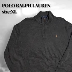 【POLO RALPH LAUREN】ラルフローレン ハーフジップコットンニット セーター