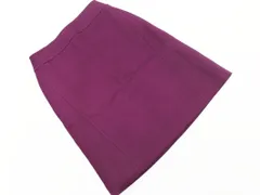 MACKINTOSH PHILOSOPHY マッキントッシュフィロソフィー ウール混 Aライン 台形 スカート size34/紫 ◇■ レディース