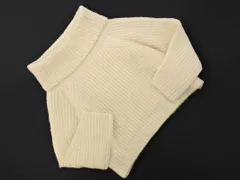 earth music&ecology アースミュージック＆エコロジー アルパカ混 オフタートルネック ニット セーター sizeF/アイボリー ◇■ レディース