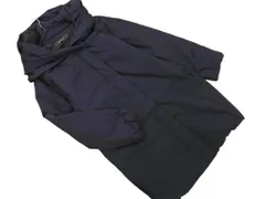 Reflect リフレクト 切替 フーディ ダウン コート size9/濃紺 ◆■ レディース