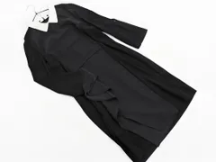 ATSURO TAYAMA アツロウタヤマ 襟付き プリーツ Iライン ワンピース size36/黒 ◇■ レディース