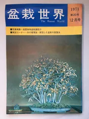 盆栽世界　1971年12月号