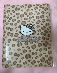 ハローキティ レオパード クリア ファイル