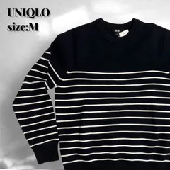 ★タグ付新品未使用★【UNIQLO】ウォッシャブルストレッチミラノリブクルーネックセーター(長袖)