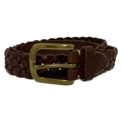 POLObyRalphLauren(ポロラルフローレン) ベルト 40/100 - ダークブラウン レザー