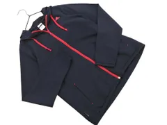 adidas アディダス ワンポイント ジップアップ ジャケット sizeＯＴ/濃紺ｘピンク ◇■ レディース