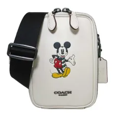 【新品】コーチ バッグ ショルダーバッグ COACH X DISNEY STANTON コーチ × ディズニー ミッキー ウィンター モチーフ クロスボディ 斜め掛け コラボ商品 CM028 アウトレット メンズ 送料無料