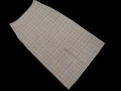 URBAN RESEARCH アーバンリサーチ チェック スリット ロング スカート size36/グレー ■■ レディース