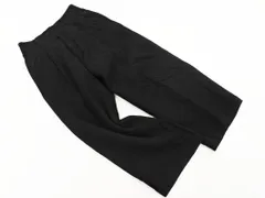 JOURNAL STANDARD ジャーナルスタンダード ウール混 ワイド クロップド パンツ size36/黒 ◇■ レディース
