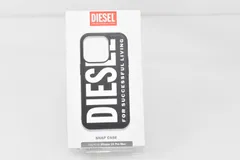 DIESEL CORE iPhone 15 Pro Max Black〔ディーゼル〕スマホケース ブラック ロゴ