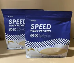 2セット Wellni SPEED WHEY PROTEIN アロマミルクティー 1kg*2