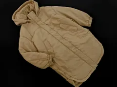 earth music&ecology アースミュージック＆エコロジー フード 中綿 コート sizeM/ベージュ ◇■ レディース