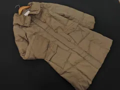 自由区 ダウン コート size40/モカ ◆■ レディース