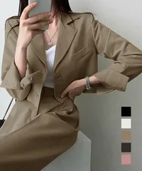 テーラードジャケット パンツスーツセット