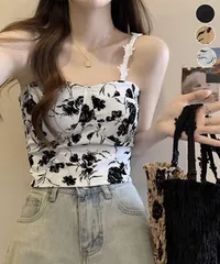 パッド付きキャミソールバックシャーリング