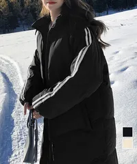 中綿ダウンコートレディースアウター