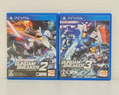 [NI] PS VITA　GUNDAM BREAKER 2　ガンダム ブレイカー 2　3　ソフト　アクション　バンダイ ナムコ　2点まとめて