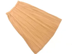 INDIVI インディヴィ ロング プリーツ スカート size36/茶 ◇■ レディース