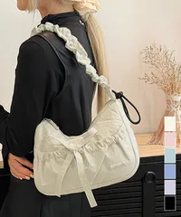 ショルダーバッグ 斜めがけバッグ リボン