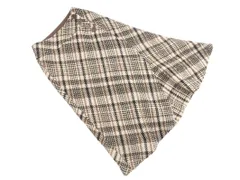 23区 ウール混 チェック ロング スカート size36/黒ｘ茶xアイボリー ◇■ レディース