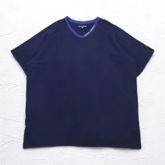 POLO SPORT RALPH LAUREN 90年代 フェード Vネック Tシャツ XXL ネイビー コットン ビッグサイズ