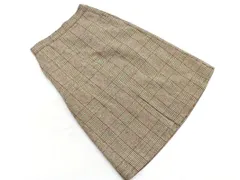SLOBE IENA スローブイエナ グレンチェック スカート size38/茶 ◇■ レディース