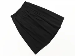 Spick & Span スピック＆スパン Aライン 台形 スカート 黒 ◇■ レディース