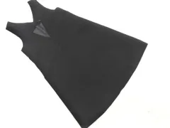 green label relaxing グリーンレーベルリラクシング ユナイテッドアローズ Vネック ジャンパー スカート 黒 ◇■ レディース