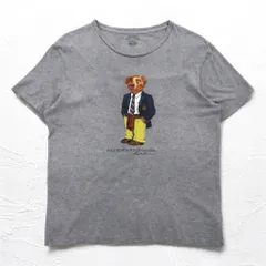 POLO RALPH LAUREN ポロベア Tシャツ M グレー コットン
