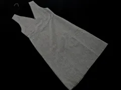 NATURAL BEAUTY BASIC ナチュラルビューティーベーシック ウール混 ジャンパースカート ワンピース sizeM/グレー ◇■ レディース